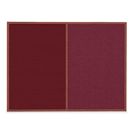 United Visual Products Sliding Door Indoor Enclosed Corkboard, 3 UV9000ACS-BLACK-AMETHY